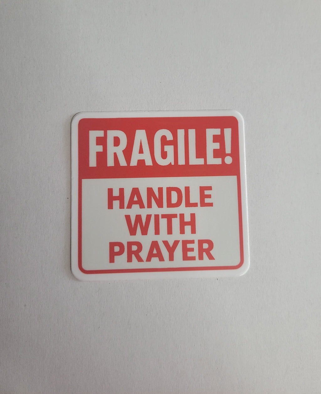 Fragile! 3" Vinyl Sticker
