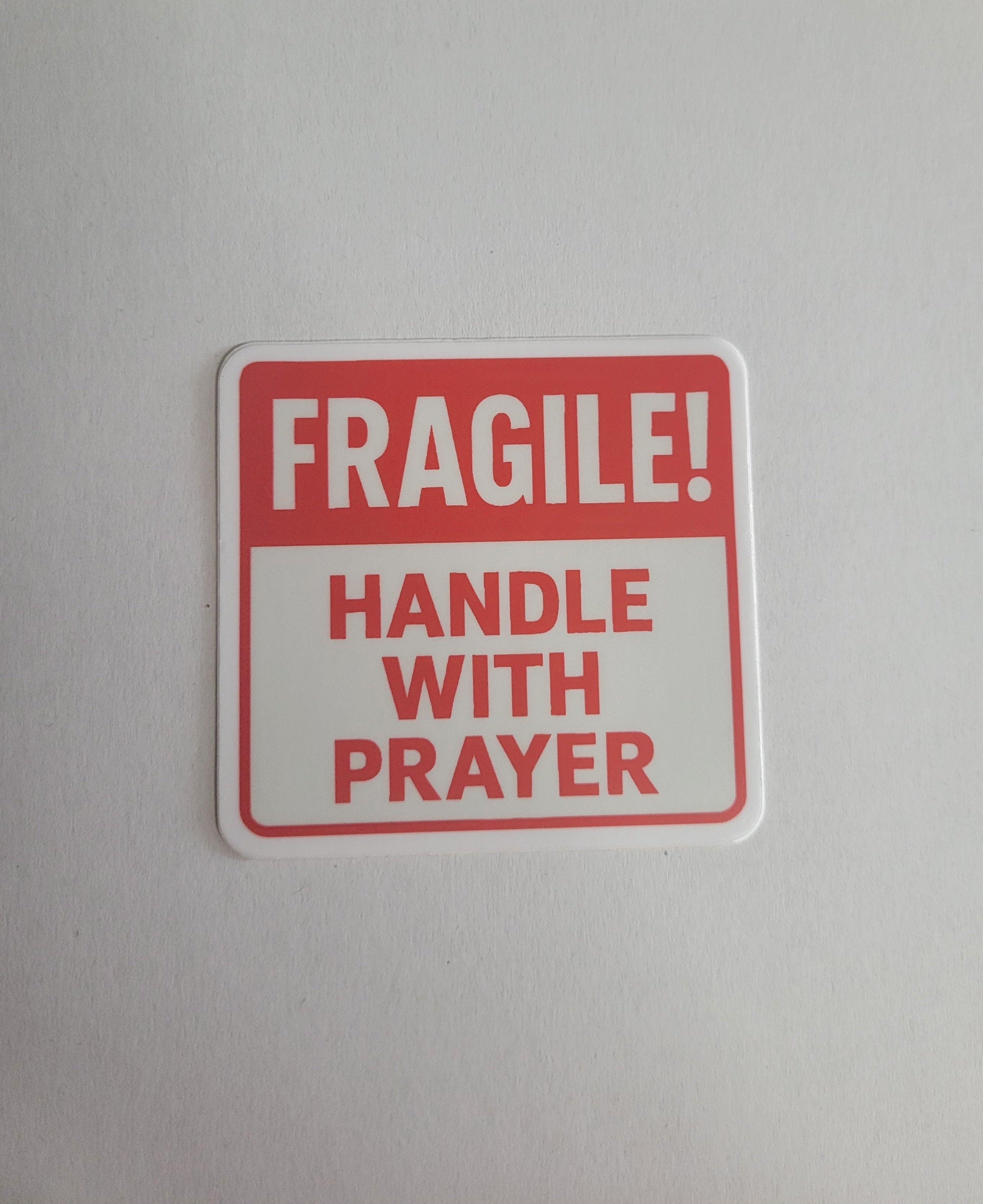 Fragile! 3" Vinyl Sticker