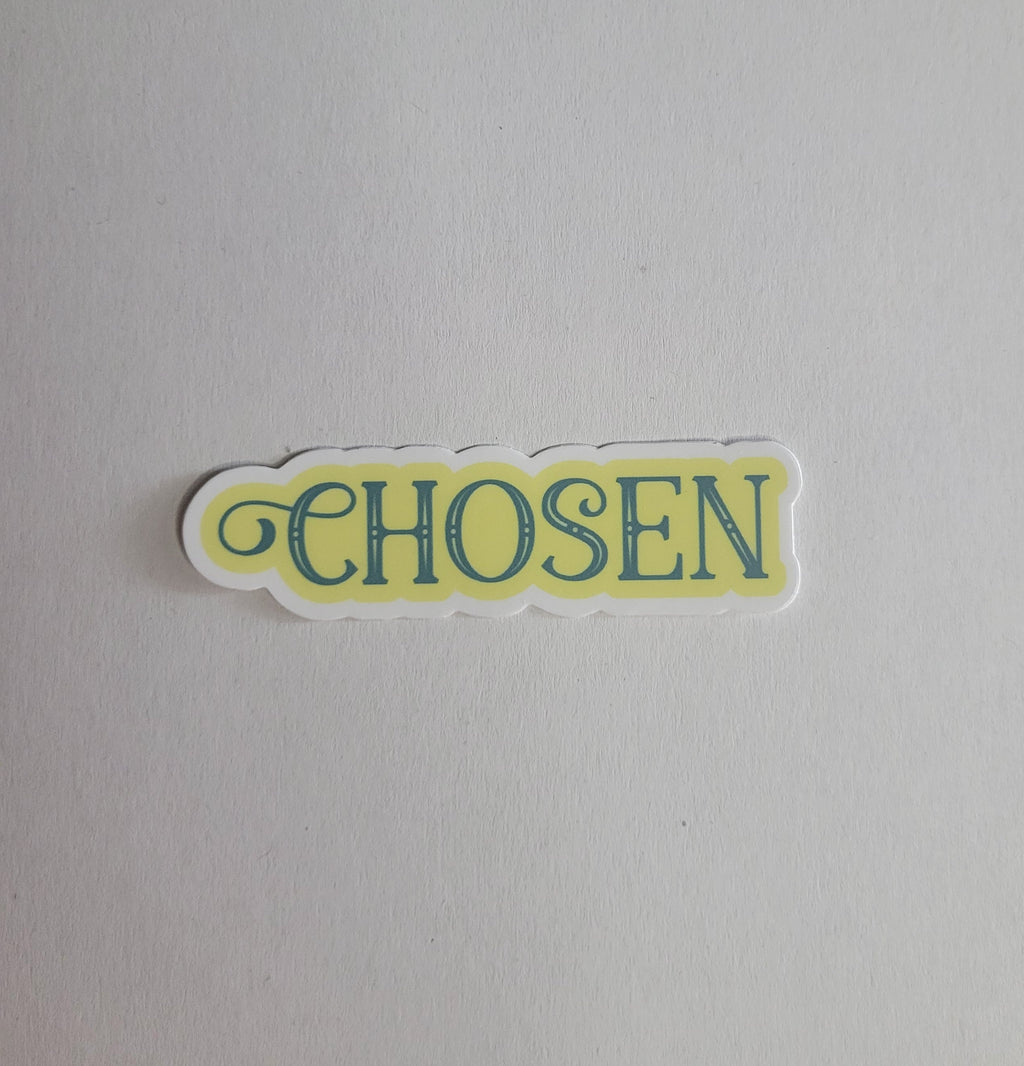 Chosen 3x1 Vinyl Sticker
