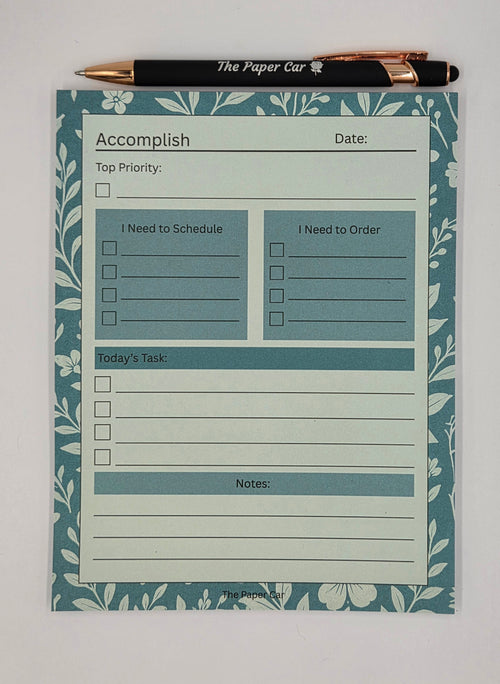 Accomplish Daily Planner Pad