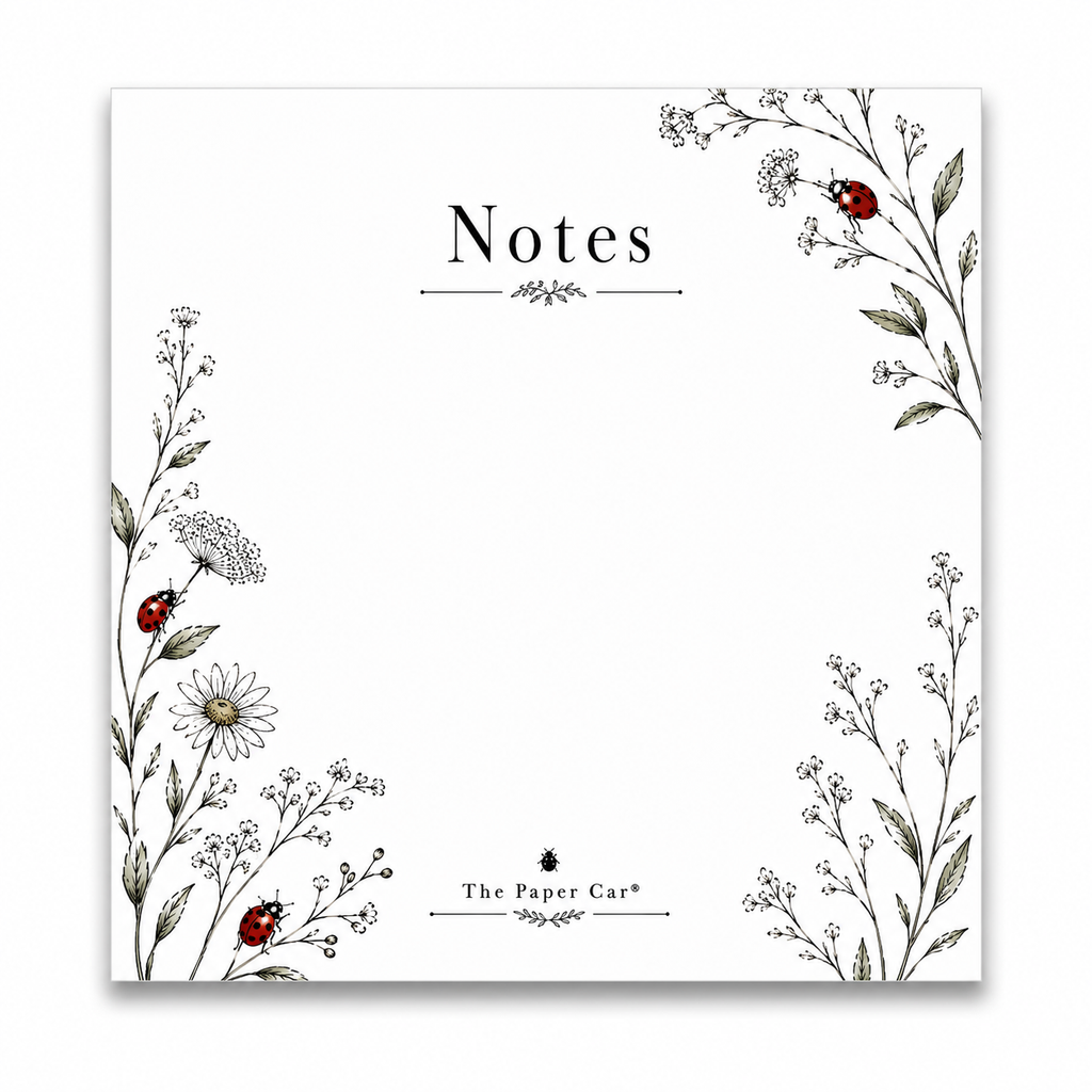 Grace Grows Here Sticky Notes | Botanical Memo Pad for Everyday Reminders