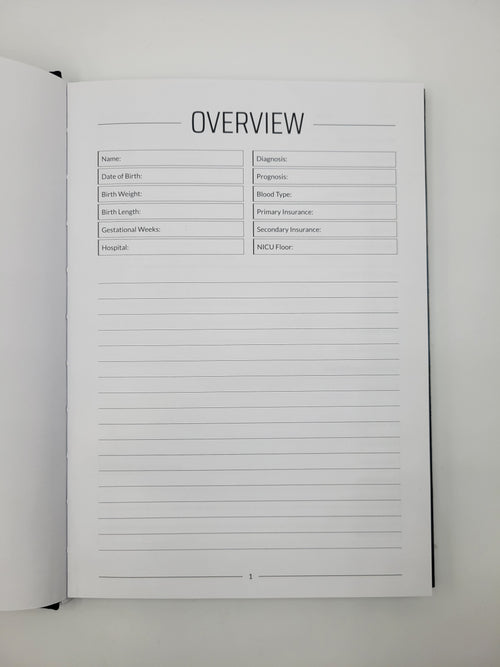 NICU Baby Tracker & Journal | Daily Medical Progress Log for NICU Parents Mini Keeper