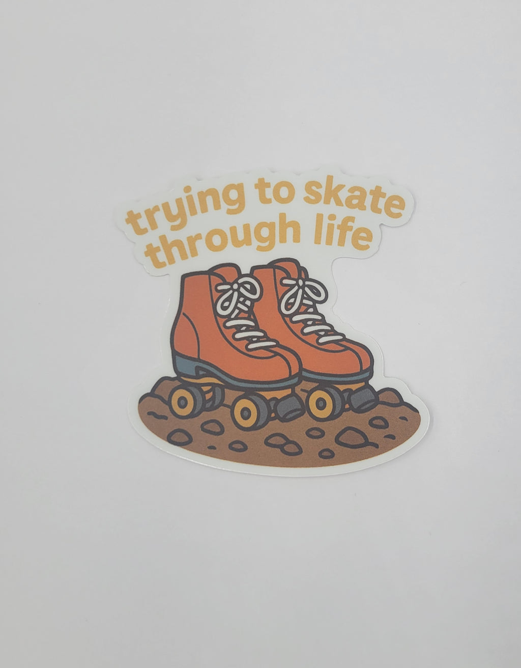 Skating Through Life 3" Vinyl Sticker